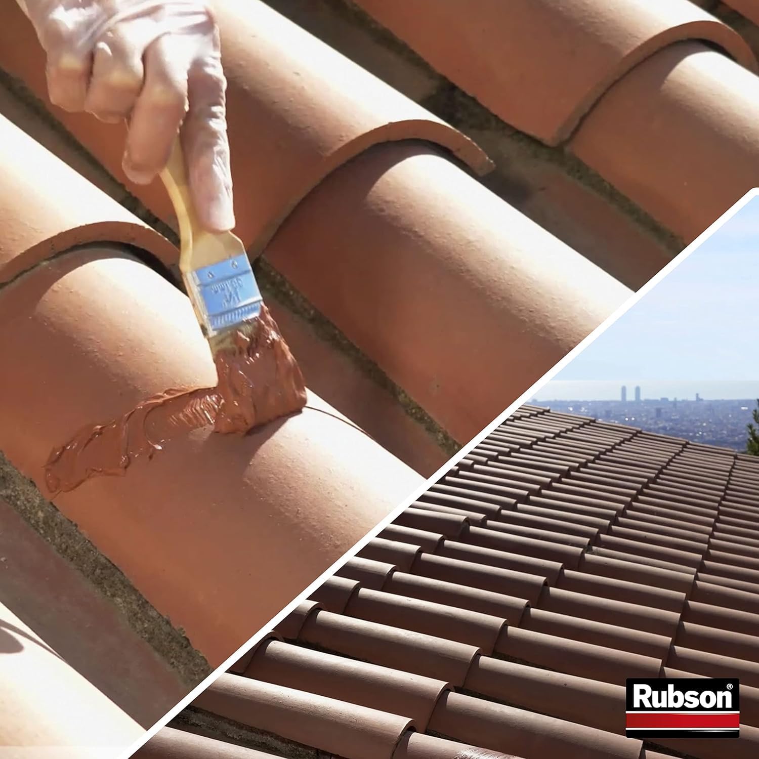 Rubson Aquablock SL3000 Silicona Líquida Teja