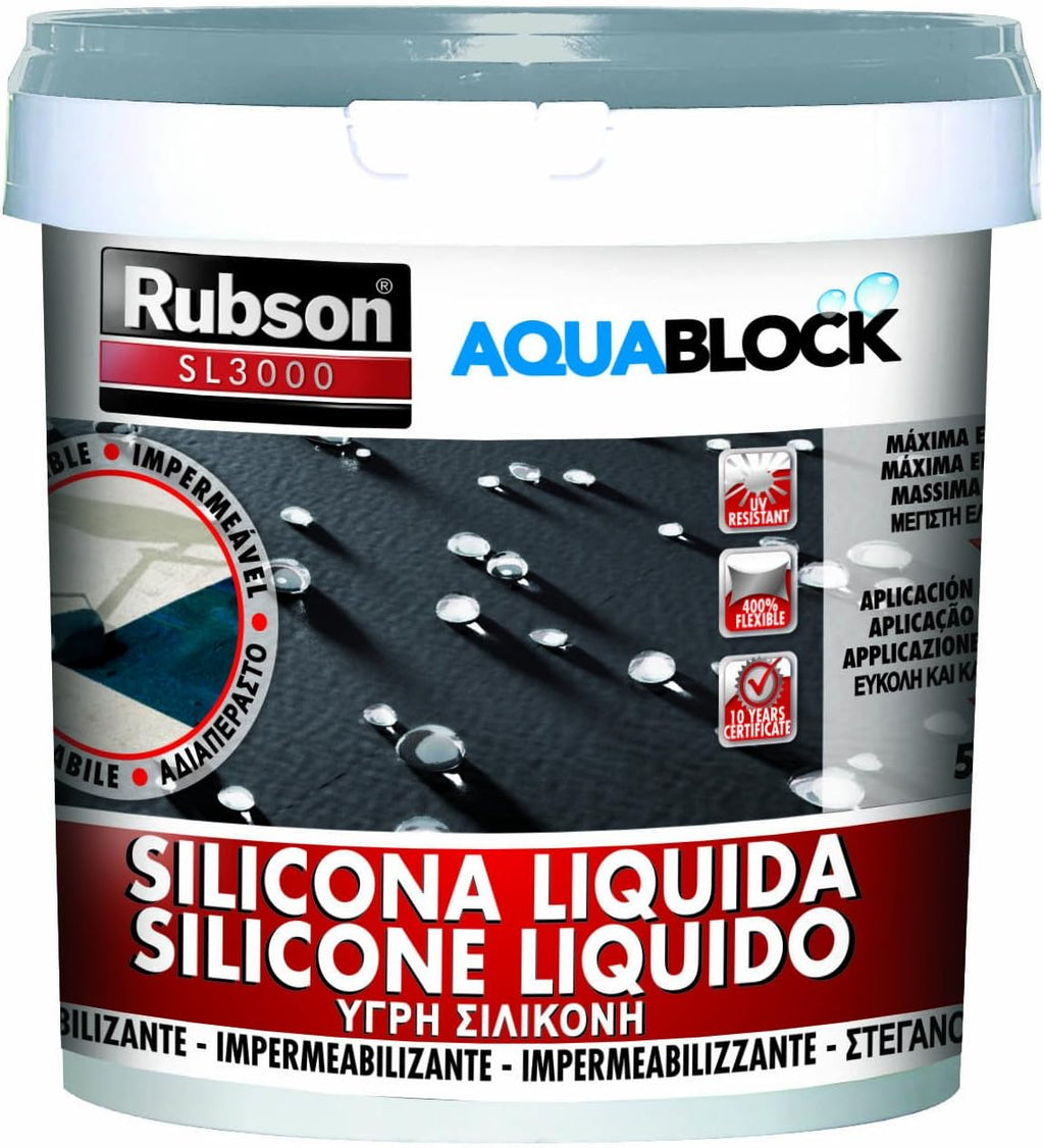 Rubson Aquablock SL3000 Silicona Líquida gris